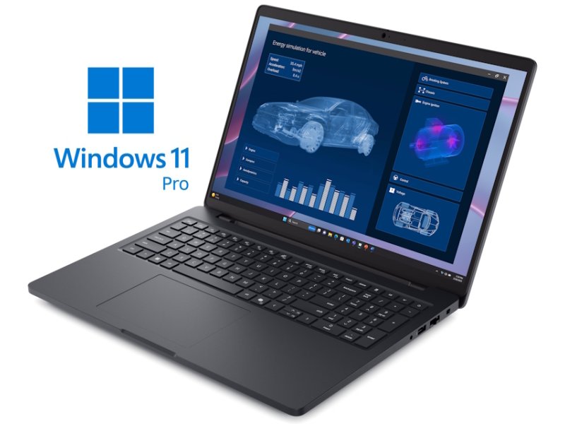 DELL Pro Max 16 (FHD+ 300nits, Ryzen AI 9 HX PRO 370, 32GB, 1TB SSD, RTX PRO 1000 8GB, Backlit, FP, Win 11 Pro, 3yr ProSupport)