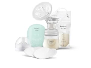 PHILIPS Avent Električna pumpica za izmlazivanje Essental sa 5 kesica za odlaganje mleka i 4 tupfera SCD323/20 PHILIPS Avent Električna pumpica za izmlazivanje Essental sa 5 kesica za odlaganje mleka i 4 tupfera SCD323/20