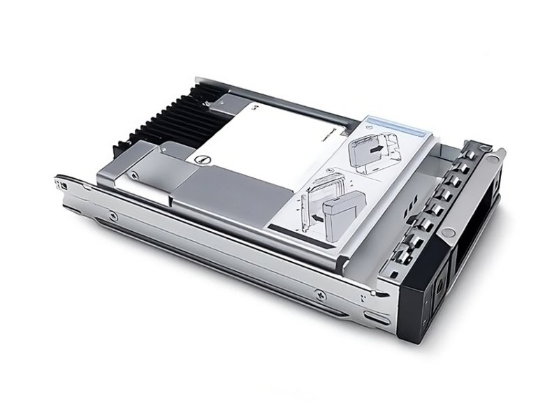DELL 960GB 2.5 inch SATA 6Gbps SSD RI Assembled Kit 3.5 inch Hot Plug 14G