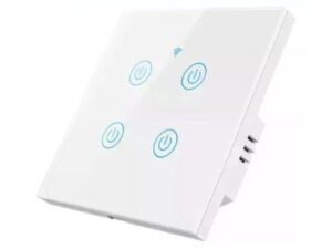GEMBIRD GEMBIRD ZIGBEE-SMART-4 GANG-RSH-SP004-EU Gembird 4 Smart bezicna prekidaca,APP glasovna kontrola Glass Touch