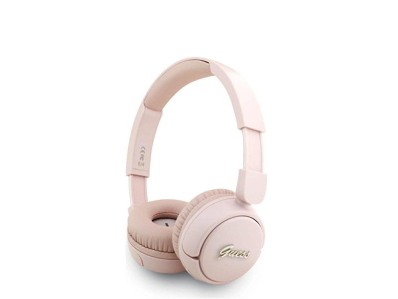 Guess Bluetooth slusalice Script Metal Logo pink (GUBHV6SCP)