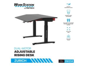 FANTECH Sto Gaming DW314 ZURICH podesivi Ergonomski Magnetic Desk crni