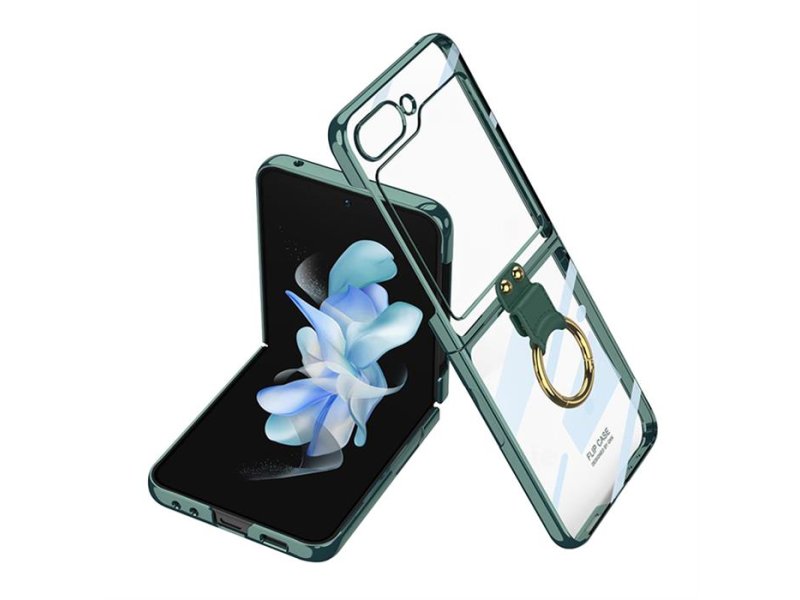 MS MOBILE RING LINES Futrola za Samsung F731B Galaxy Z Flip 5 5G zelena (GKK case)