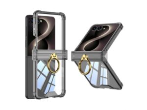MS MOBILE RING LINES II Futrola za Samsung F776B Galaxy Z Flip 8 5G crna (GKK case)