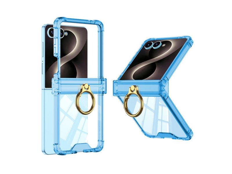 MS MOBILE RING LINES II Futrola za Samsung F776B Galaxy Z Flip 8 5G plava (GKK case)