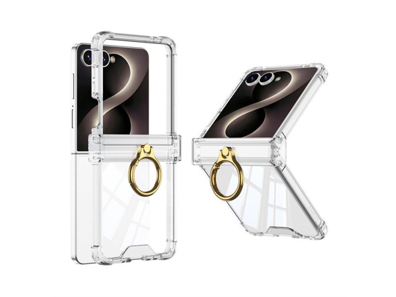 MS MOBILE RING LINES II Futrola za Samsung F776B Galaxy Z Flip 8 5G providna (GKK case)