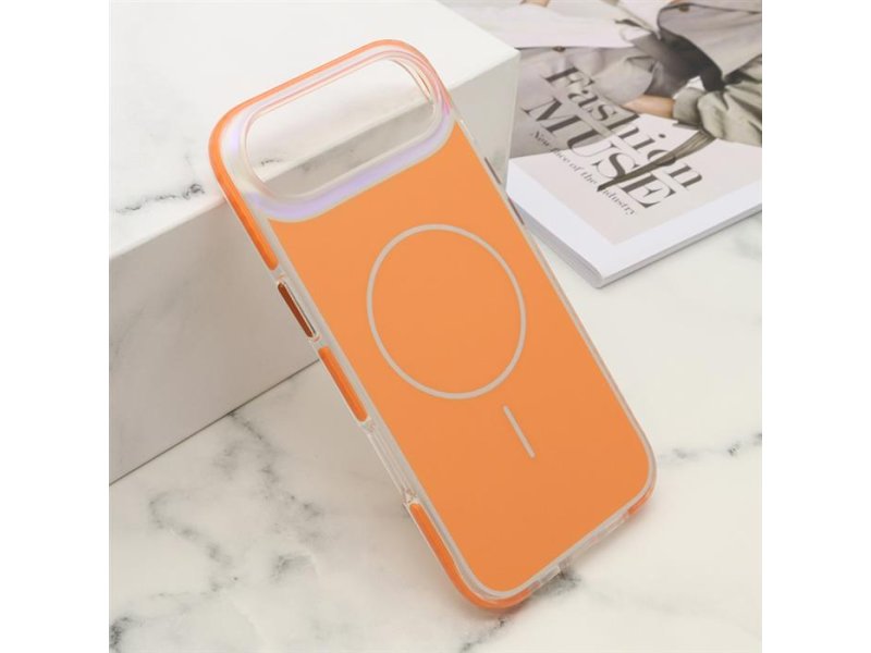 MS MOBILE AMBER RING MagSafe Futrola za iPhone AIR (6.6) narandžasta