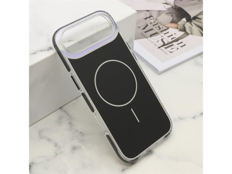 MS MOBILE AMBER RING MagSafe Futrola za iPhone AIR (6.6) crna