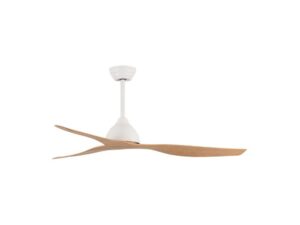EUROLAMP Plafonski ventilator sa daljinskim upravljačem, 132 cm, 30W, svetla boja drveta