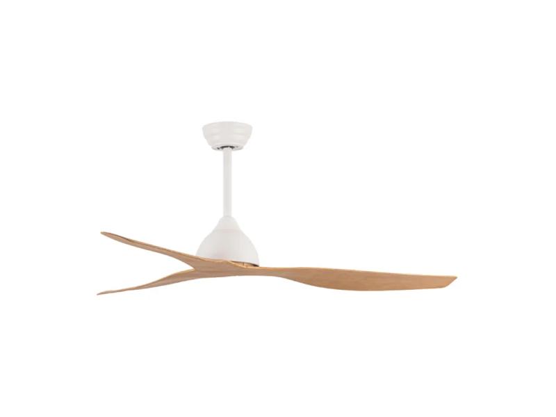EUROLAMP Plafonski ventilator sa daljinskim upravljačem, 132 cm, 30W, svetla boja drveta