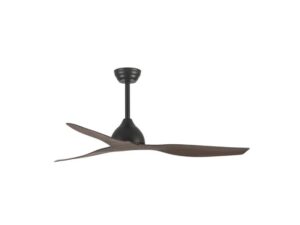 EUROLAMP Plafonski ventilator sa daljinskim upravljačem, 132 cm, 30W, tamna boja drveta