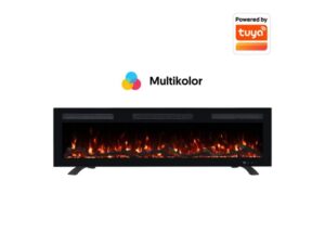 PROSTO Smart el. 50'' 3u1 multikolor s. kamin 1800W