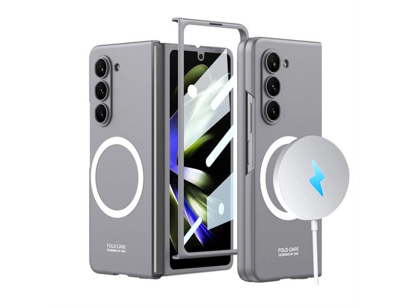 MS MOBILE COLOR MagSafe Futrola za Samsung F956B Galaxy Z Fold 6 5G siva (GKK case)