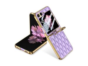 MS MOBILE RHOMBUS Futrola za Samsung F741B/F761B Galaxy Z Flip 6 5G/Z Flip 7 FE 5G ljubičasta (GKK case)