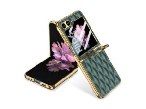 MS MOBILE RHOMBUS Futrola za Samsung F741B/F761B Galaxy Z Flip 6 5G/Z Flip 7 FE 5G zelena (GKK case)