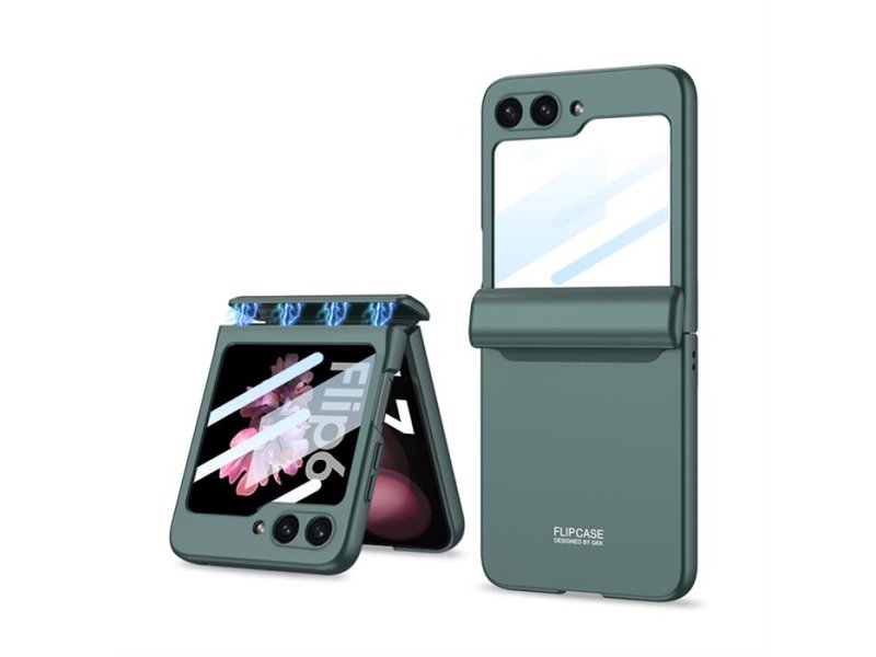 MS MOBILE SMOOTH LINE Futrola za Samsung F741B/F761B Galaxy Z Flip 6 5G/Z Flip 7 FE 5G tamno zelena (GKK case)