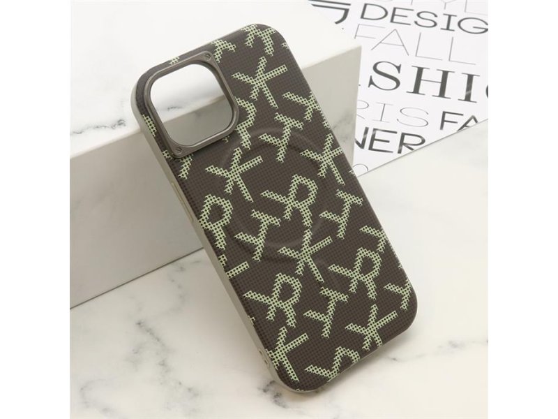 SUPERIOR MONOGRAM MagSafe Futrola za iPhone 15 (6.1) siva