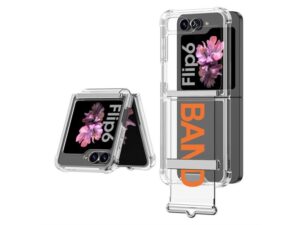 MS MOBILE CLEAR STRAP Futrola za Samsung F741B/F761B Galaxy Z Flip 6 5G/Z Flip 7 FE 5G narandžasta (GKK case)
