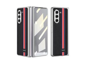 MS MOBILE ELEGANT RED LINE Futrola za Samsung F946B Galaxy Z Fold 5 5G crna (GKK case)