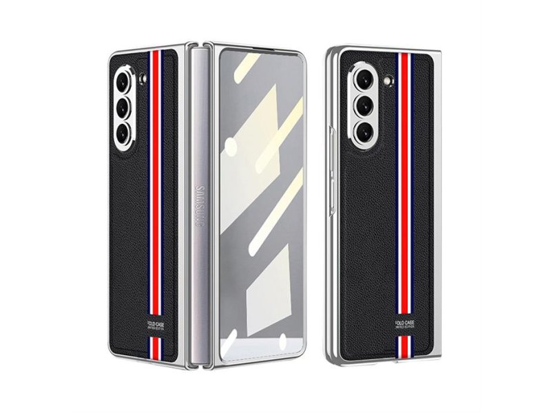 MS MOBILE ELEGANT RED LINE Futrola za Samsung F946B Galaxy Z Fold 5 5G crna (GKK case)
