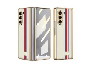 MS MOBILE ELEGANT RED LINE Futrola za Samsung F946B Galaxy Z Fold 5 5G zlatna (GKK case)