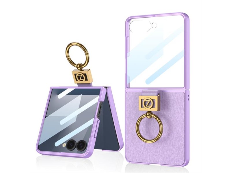 MS MOBILE Z-RING CASE Futrola za Samsung F751B Galaxy Z Flip 7 5G ljubicasta (GKK case)