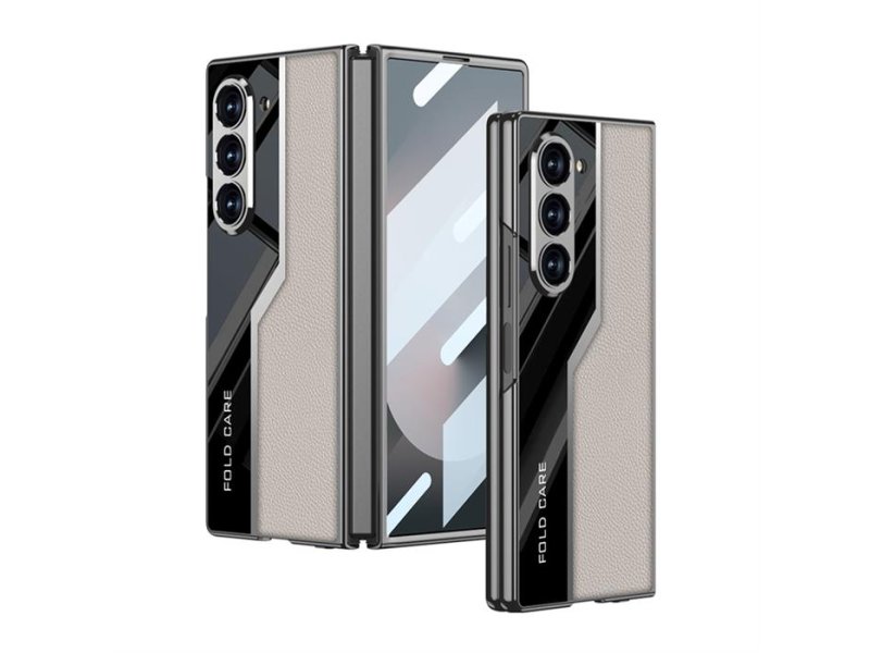 MS MOBILE LEATHER STYLE Futrola za Samsung F956B Galaxy Z Fold 6 5G zlatna (GKK case)