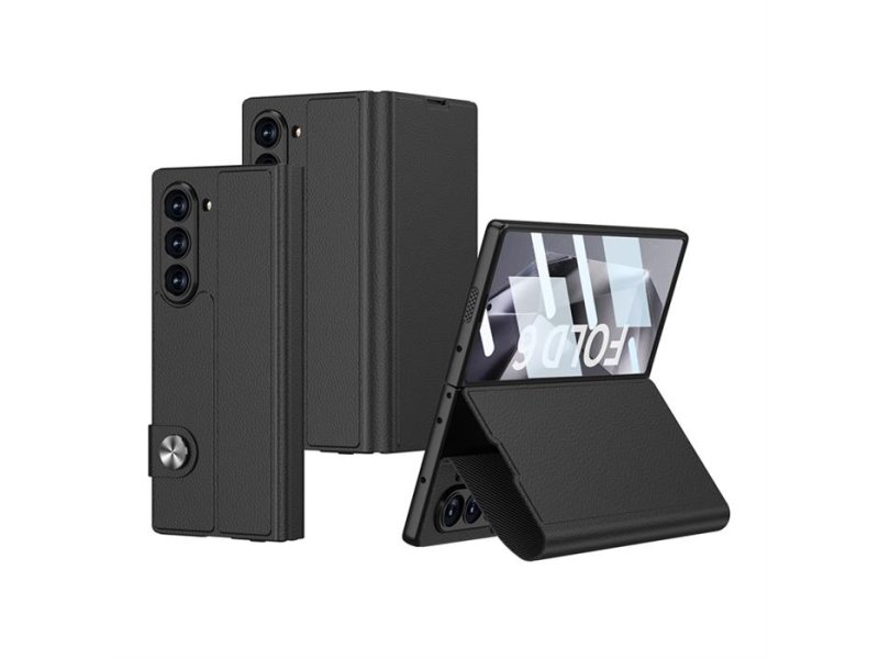 MS MOBILE LEATHER Futrola za Samsung F956B Galaxy Z Fold 6 5G crna (GKK case)