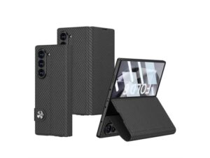 MS MOBILE LEATHER Futrola za Samsung F956B Galaxy Z Fold 6 5G karbon crna (GKK case)