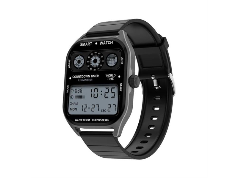 MS MOBILE DT99 Smart Watch crni (silikonska narukvica)