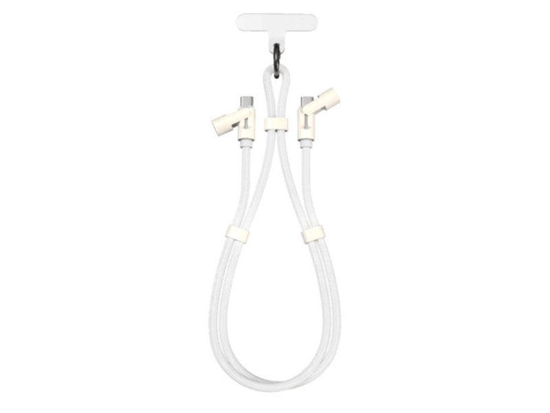 S BOX Kabl LANYARD White, Type C na Type C