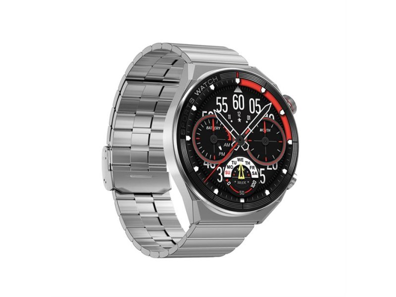 MS MOBILE DT3 Mate Silver Smart Watch (metalna i silikonska narukvica)