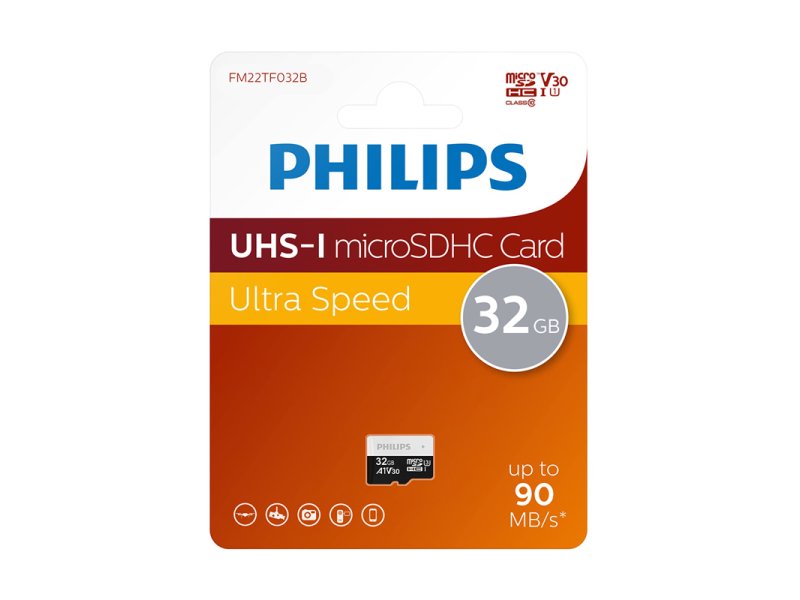 PHILIPS Micro SD 32GB V30 ULTRA SPEED (FM22TF032B/93) Memorijska kartica
