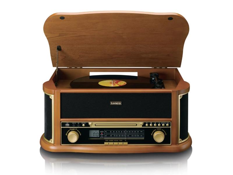 LENCO Classic Phono TCD-2551WD retro gramofon