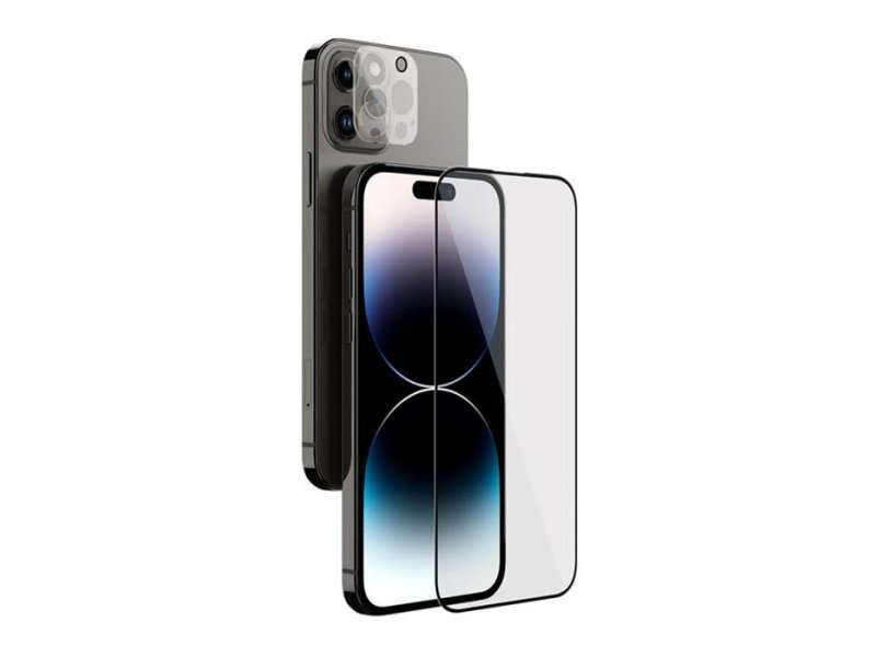 Nillkin 2u1 HD zaštitno staklo za iPhone 14 Pro Max (6.7) crna