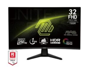 MSI MAG 32C6X FHD 250Hz AdaptiveSync Curved