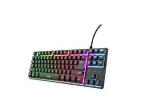 TRUST Tastatura GXT833 THADO žicna/RGB/TKL/SRB/gaming/crna