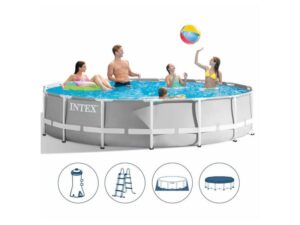 INTEX PRISM FRAME porodični bazen sa metalnim okvirom 4.57 x 1.07 m OUTLET