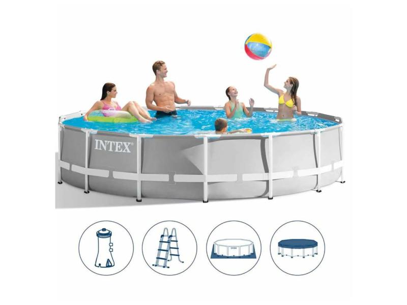 INTEX PRISM FRAME porodični bazen sa metalnim okvirom 4.57 x 1.07 m OUTLET