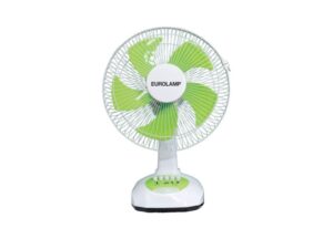 EUROLAMP Stoni punjivi ventilator sa solarnim panelom i LED lampom