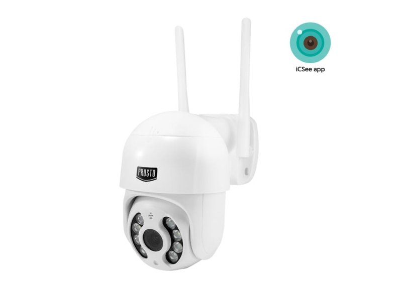 ELEMENTA Wi-Fi PTZ kamera 4MP, rotacija 355°, noćni vid, IP65 (WFIP-KN1X4)