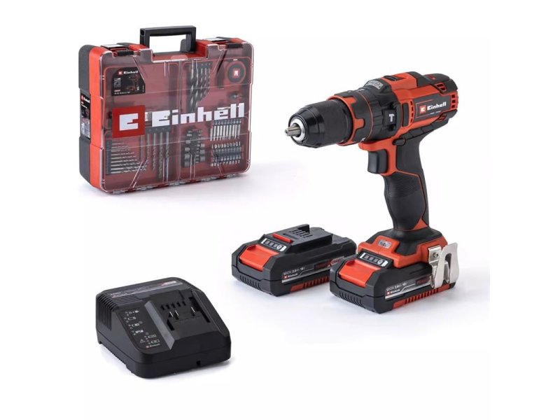 EINHELL TE-CD 18/40 Li-i +64 (2×2,0Ah) Akumulatorska udarna bušilica, Set 4513992