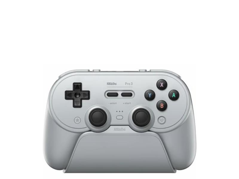 8bitdo Bežični gamepad Pro 3 BT/2.4Ghz/Multi platform/Gray edition + Dock