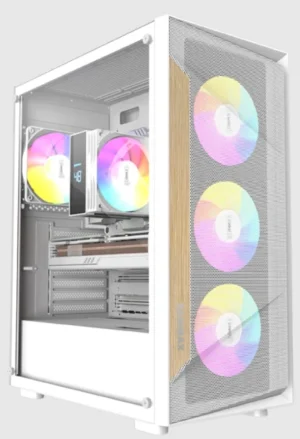 Računar LIRS Ryzen 7 5700/32GB/M.2 1TB/RX 9060 XT 16GB/700W White