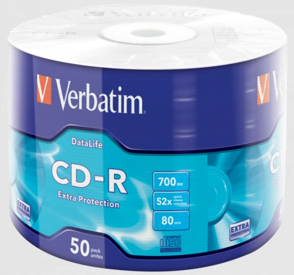 CD-R Verbatim 50/1 43787 700MB/52X