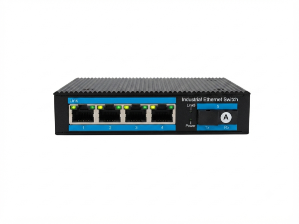 ExeLink ISF1005 neupravljivi industrijski switch 4×10/100 Base-TX porta 1x100Base-FX SC Port