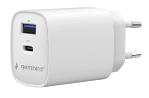 TA-UC-1A1C-PD30-01-W Gembird 2-port 30 W USB fast charger