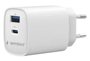 TA-UC-1A1C-PD45-01-W Gembird 2-port 45 W USB fast charger