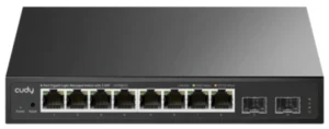 Cudy GS108ES2 V1.0 Switch 8× GbE, 2× 1.25G SFP Extend Mode VLAN Mode