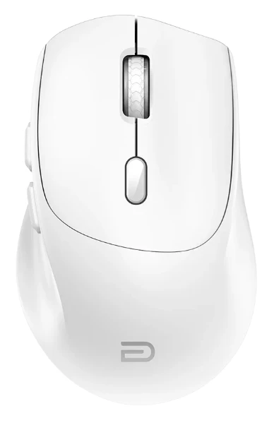 Cudy MS9945, bluetooth bežièni miš sa tihim klikovima 2.4 GHz,opticki USB 800-1600 DPI,White,112 mm